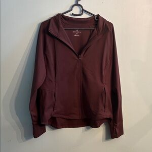 Danskin XL Chocolate Brown Women's Active Utility exercise Jacket